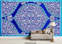 پوستر دیواری سنتی طرح گاشی ایرانی BA-4331