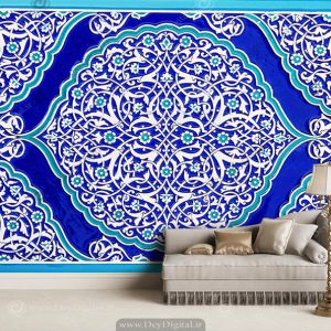 پوستر دیواری سنتی طرح گاشی ایرانی BA-4331