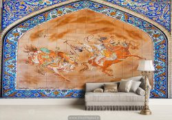 پوستر دیواری کاشی سنتی ایرانی BA-4333