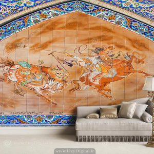 پوستر دیواری کاشی سنتی ایرانی BA-4333