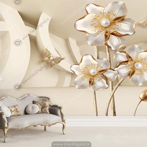 پوستر سه بعدی برای پذیرایی