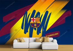 پوستر دیواری فوتبالی طرح تیم باشگاه بارسلونا