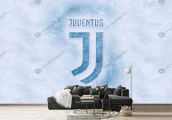 پوستر سه بعدی پسرانه طرح فوتبالی تیم ایتالیایی یوونتوس