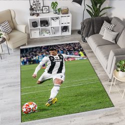 فرشینه چاپی پسرانه فوتبالی طرح رونالدو