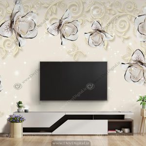 پوستر دیواری پشت تلویزیون لاکچری BA-4401
