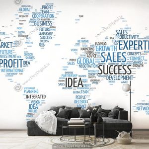 پوستر دیواری نقشه جهان