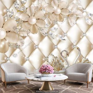 پوستر دیواری طلایی سالن پذیرایی BA-4502
