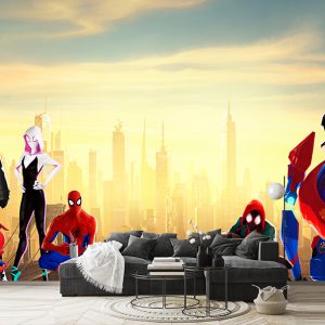 کاغذ دیواری مرد عنکبوتی برای اتاق پسر