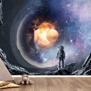 کاغذ دیواری سه بعدی فضانورد