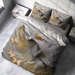 روتختی طرح سه بعدی چهره و پروانه