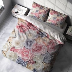 سرویس روتختی دو نفره گل رز سه بعدی