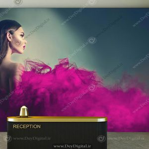 پوستر دیواری سه بعدی سالن زیبایی