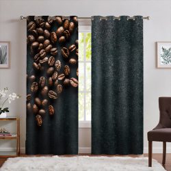 پرده پانچی طرح سازه و شیک برای کافی شاپ و قهوه فروشی