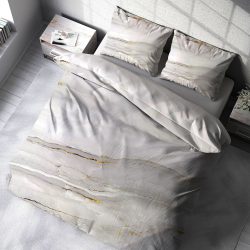 ست روتختی دونفره طرح سنگ ماربل سفید
