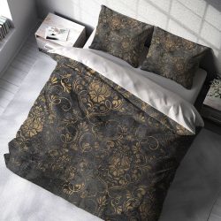 روتختی طرح پتینه مشکی و طلایی