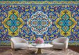 پوستر دیواری سه بعدی سنتی مدل کاشیکاری