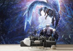 پوستر دیواری monster hunter world طرح سه بعدی برای گیم نت