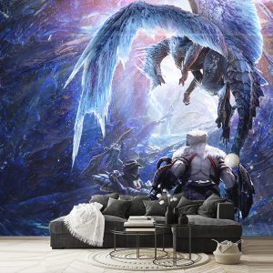 پوستر دیواری monster hunter world طرح سه بعدی برای گیم نت