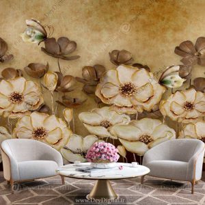 پوستر دیواری گل هنری BA-5410
