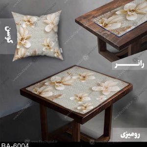 رومیزی رانر گل سه بعدی کد BA-6004