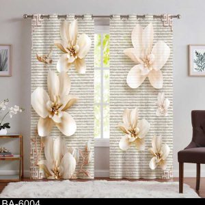 پرده گل سه بعدی BA-6004