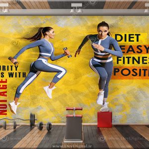 پوستر دیواری سه بعدی دونده حرفه ای