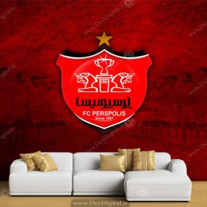 کاغذ دیواری پسرانه فوتبالی طرح پرسپولیس