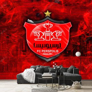 پوستر دیواری پرسپولیس رنگ قرمز