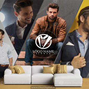 پوستر دیواری بوتیک لباس مردانه