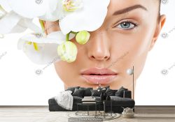 پوستر دیواری برای کلینیک پاکسازی صورت