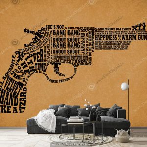 پوستر دیواری اتاق نوجوان پسر طرح گنگ هفت تیر