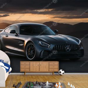 پوستر سه بعدی ماشین اسپرت برای اتاق پسر