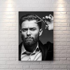 تابلو شاسی آرایشگاه مردانه