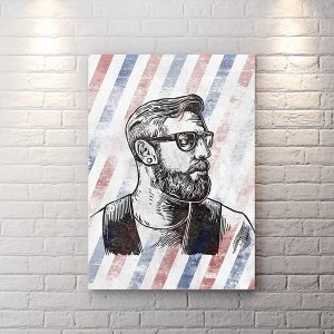 تابلو شاسی آرایشگاه مردانه