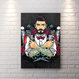 تابلو شاسی آراشگاه مردانه