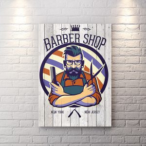 تابلو شاسی طرح آرایشگاه مردانه