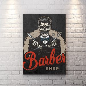 تابلو شاسی آرایشگاه مردانه