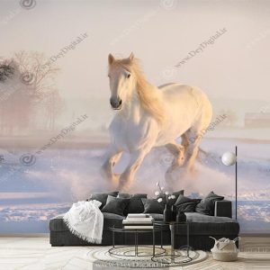 پوستر دیواری اسب سفید وجشی