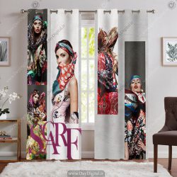 پرده پانچی برای روسری فروشی طرح مدل های مختلف روسری