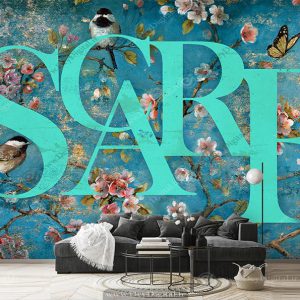 پوستر سه بعدی برای مغازه روسری فروشی