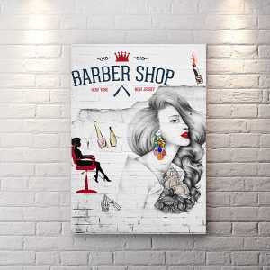 تابلو شاسی دکوراتیو آرایشگاه زنانه