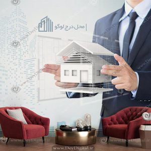 پوستر دیواری مناسب فضای تجاری مشاور املاک