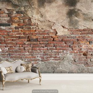 پوستر دیواری طرح آجر آمریکایی