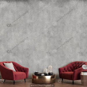 پوستر سه بعدی طرح دیوار سیمانی طوسی
