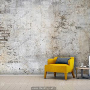 پوستر سه بعدی طرح دیوار آجری سیمانی