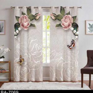 پرده پذیرایی گل BA-7069