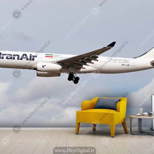 پوستر دیواری تصویر هواپیمای مسافربری ایران ایر