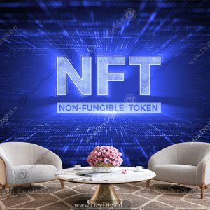 پوستر دیواری ارز دیجیتال طرح nft