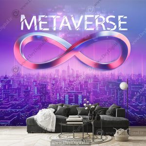 کاغذ دیواری سه بعدی متاورس