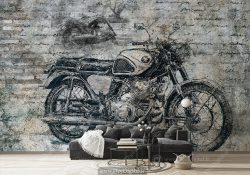 پوستر دیواری موتور سیکلت سی جی برای اتاق پسر
